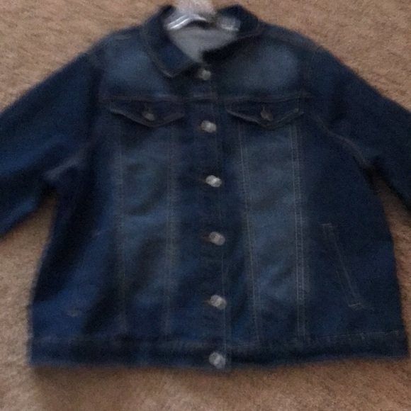 Designer Diverso Size 3X 4-Pockets Button Down Jacket Black w/crisscross ties - Picture 4 of 15